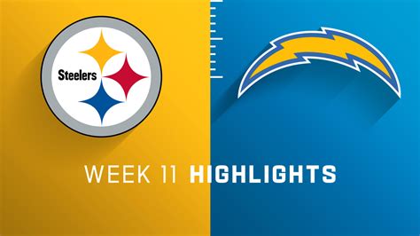 Pittsburgh Steelers vs. Los Angeles Chargers highlights | Week 11