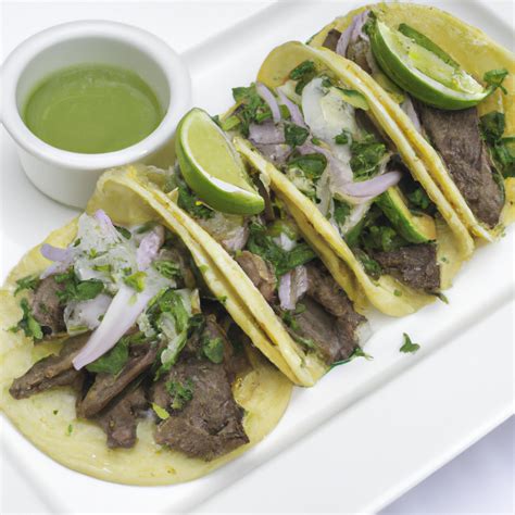 Tacos De Bistec With Lime Sauce (Mexican Street Tacos) – Recipe Wise