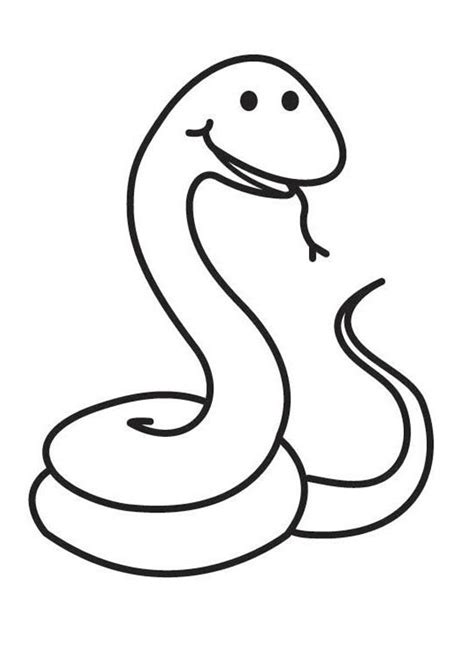 Coloring Pages | Snake Printable Coloring Pages for Kids