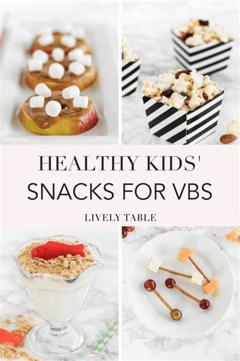 Healthy VBS Snacks for Kids - Lively Table