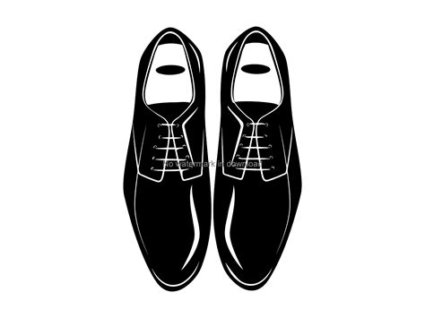 Clipart Black Shoes