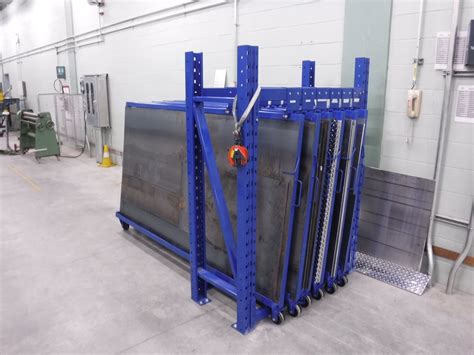 Roll Out Vertical Sheet Rack - Barron Equipment & Overhead Doors