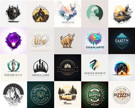 80 logotipos Prompts para Midjourney | Midjourney Prompts