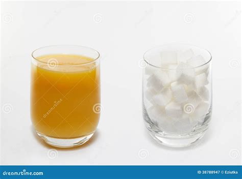 Orange juice sugar cube stock image. Image of beverages - 38788947