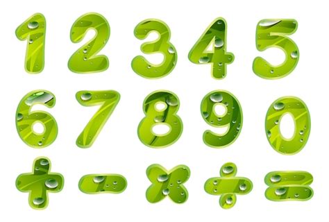 Numbers and signs Vector | Free Download