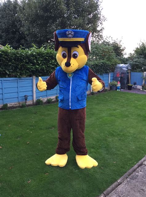 Chase from Paw Patrol Mascot Costume Costume Hire, Balloon Display, Paw ...