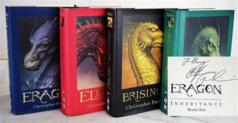 Christopher Paolini Inheritance Cycle 4 Book Set: Eragon, Eldest ...