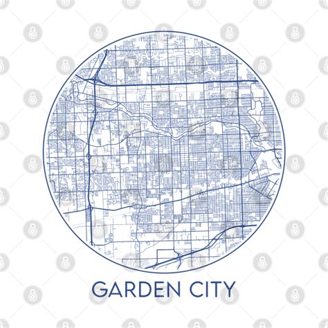 Garden City Michigan map - Garden City - T-Shirt | TeePublic