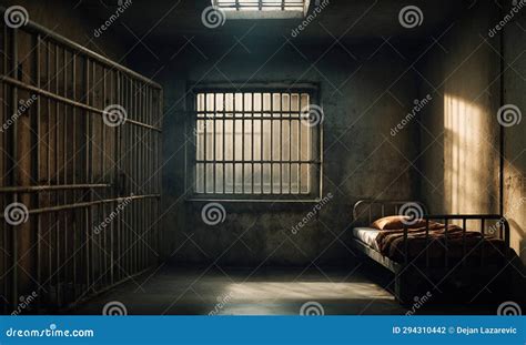 The Interior of a Prison Cell . Stock Photo - Image of lockup, building: 294310442