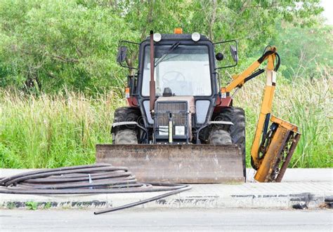 Modern tractor stock photo. Image of environment, outdoors - 23861490