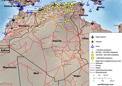 Berber In Algeria Map