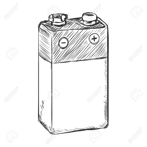 Battery clipart sketch, Battery sketch Transparent FREE for download on WebStockReview 2023