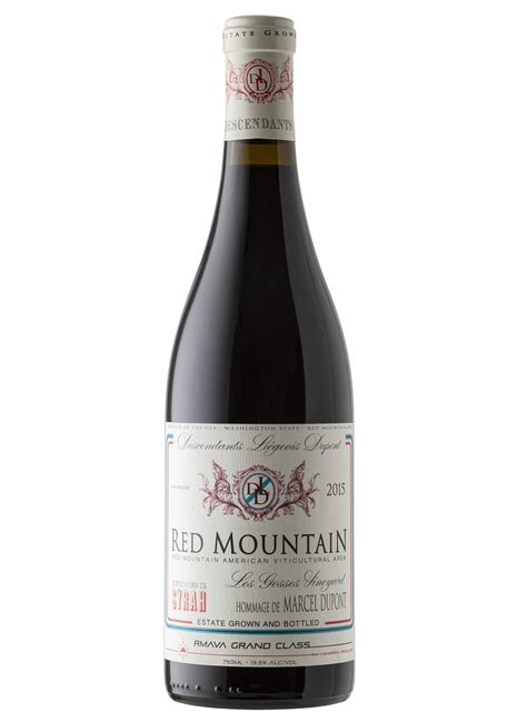 Hedges Red Mountain Syrah Cuvee Marcel Dupont (Washington state ...