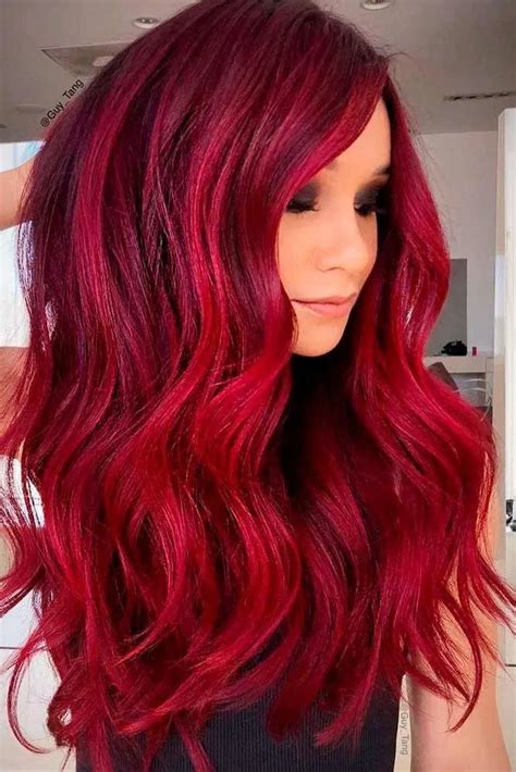 20+ red hair dye tips & ideas 3 in 2020 | Dyed tips, Hair color, Red hair tips