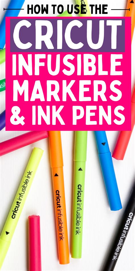 How to Use the Cricut Infusible Ink Pens & Markers | Infusible ink, How ...