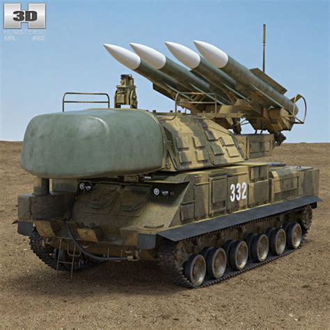 Buk M1 missile system 3D model | CGTrader