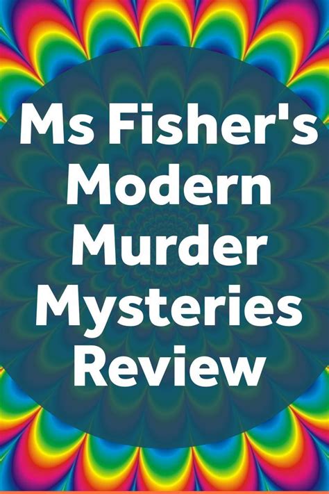 Ms fisher s modern murder mysteries review – Artofit