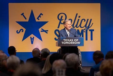 Governor Greg Abbott Talks Priorities Today - Texas Policy Summit