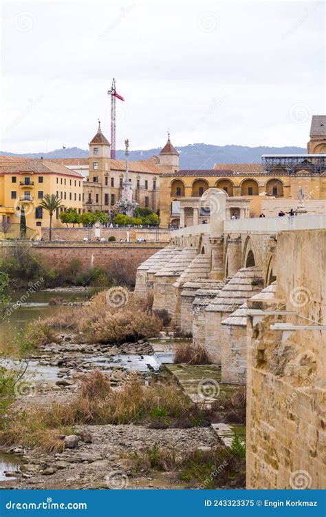 The Roman Bridge and the Calahorra Tower in Cordoba, Spain Editorial Image - Image of cordoba ...