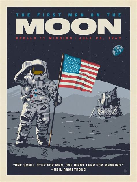 Anderson Design Group – Space Travel – 1969: First Man On The Moon | Retro space posters ...