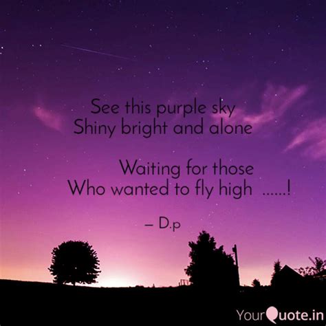 See this purple sky Shiny... | Quotes & Writings by Dhairya Panchal ...