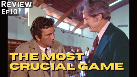 The Most Crucial Game (1972) Columbo- Deep Dive Review | Robert Culp, Dean Stockwell, Peter Falk ...