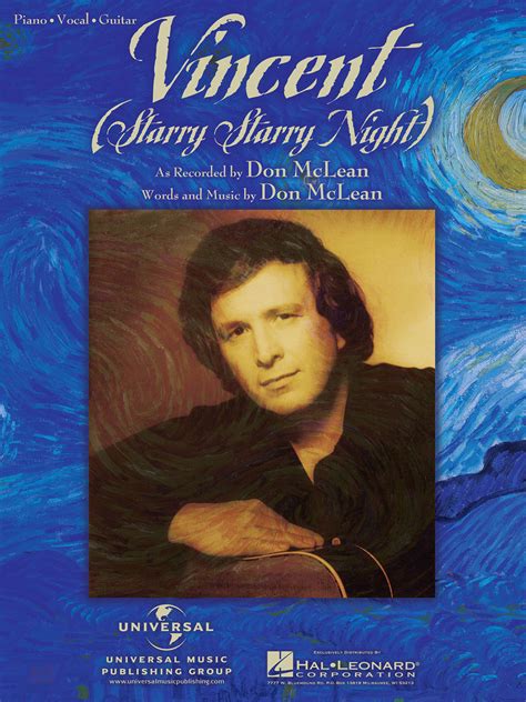 Vincent (Starry Starry Night) by Don McLean Sheet Music