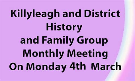 Killyleagh Family And History Society Giving Talk - Down News