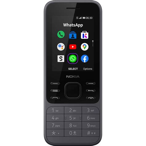 Buy Nokia 6300 4G, all carriers, 2.4 Inch UK SIM Free Feature Phone with WhatsApp and Google ...