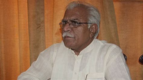 Haryana chief minister Manohar Lal Khattar wants Muslims in India to stop eating beef - The ...