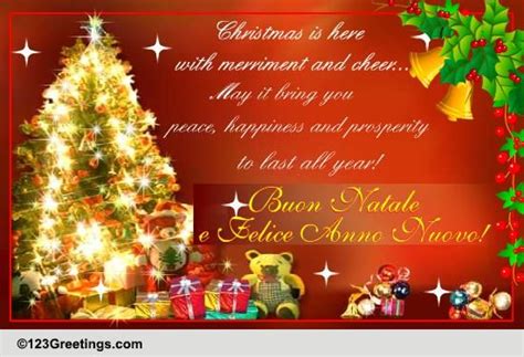 Christmas Around the World Italian Cards, Free Christmas Around the World Italian Wishes | 123 ...