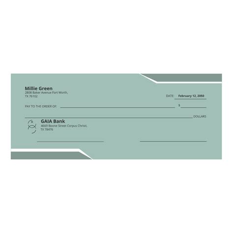 Blank Check Vector Pack Template - Edit Online & Download Example ...