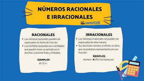 Diferencia entre los números RACIONALES e IRRACIONALES - con VÍDEO y ...