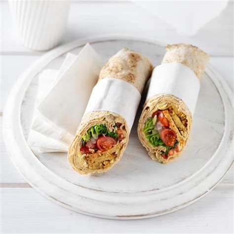 Falafel and hummus pita wrap | Healthy Recipe | WW Australia