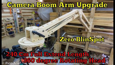 CAMERA BOOM ARM UPGRADE with PLANS - YouTube