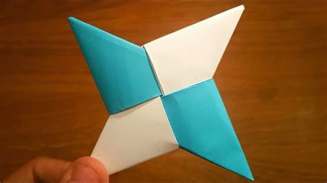 How to make a paper NINJA STAR that flies far - YouTube