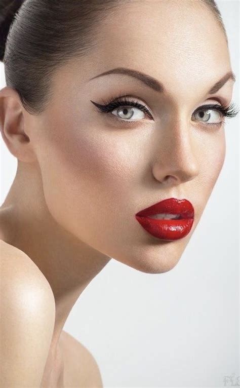 Red Lips #redlips | Beauty portrait, Wedding makeup vintage, Beauty spells