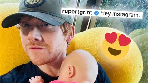 Rupert Grint Shares First Picture Of Baby Daughter & Reveals Her Name As He Finally... - Capital