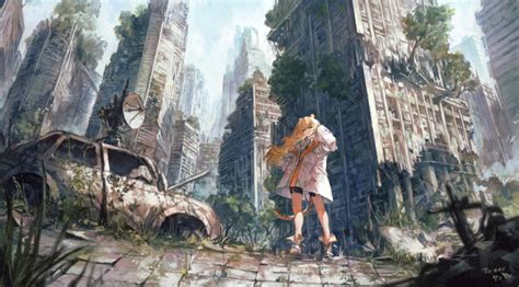 1590x530 Resolution Anime Post Apocalyptic 4k 2023 Art 1590x530 ...