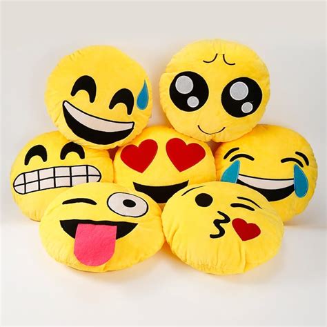 Cute Emoji Pillows Smiley Emotion - Quymart.com