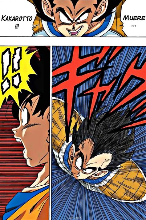 Goku Vs Vegeta Manga - sublimate