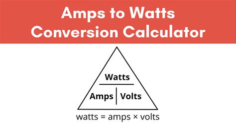 Amps to Watts Conversion Calculator - Inch Calculator