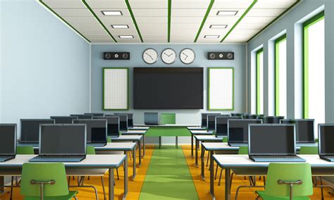 empty classroom with computers – TechCrunch