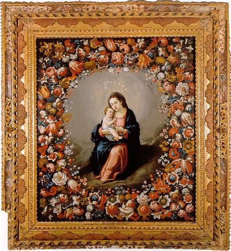 Virgen de las Flores Miguel de Santiago Siglo XVII XaviG | Blessed mother, Artwork, Painting