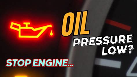 Oil Pressure Low Stop Engine - Symptoms Of Bad Oil Pump # ...