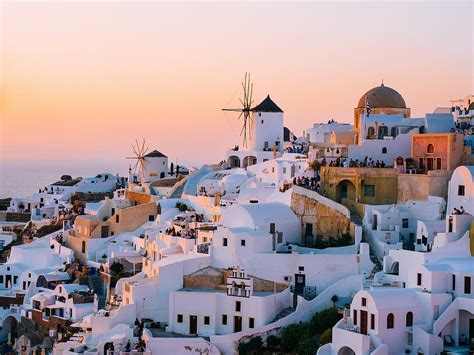 HD wallpaper: Santorini, Greece during sunset, Santorini, Greece, oium, city | Wallpaper Flare