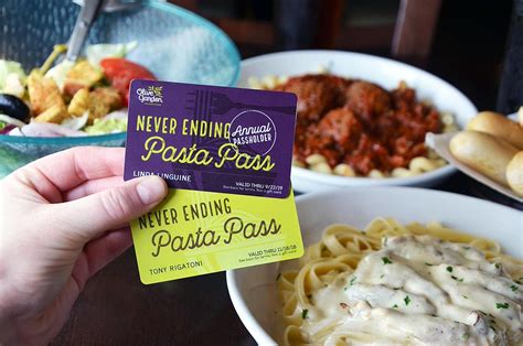 Olive Garden's Pasta Pass Is Back With Unlimited Pasta For a Year