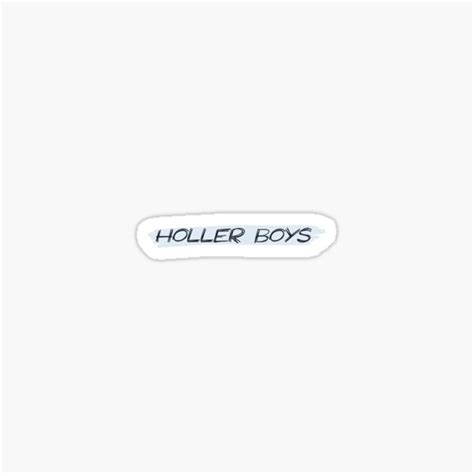 "Holler boys" Sticker for Sale by Phelps2020 | Redbubble