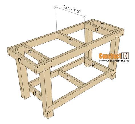 Free Small Work Table Plans at Darryl Carrier blog