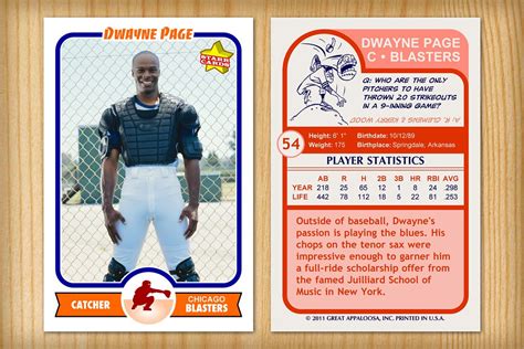 BASEBALL CARD TEMPLATE | BASEBALL CARD TEMPLATE